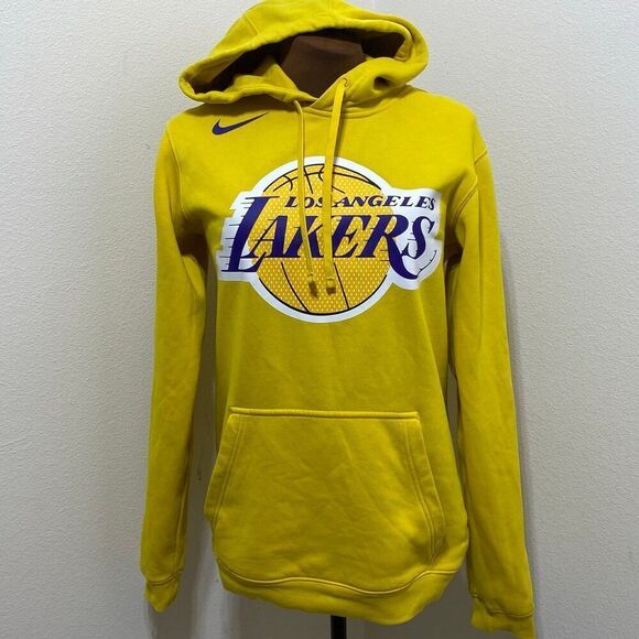 Nike NBA Los Angeles Lakers Pullover Hoodie Size Small - Picture 1 of 12